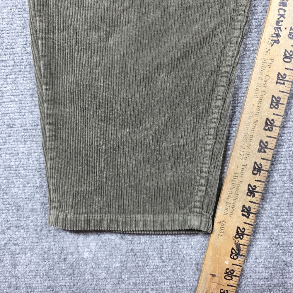 Route 66 Vintage 90s Corduroy Pants High Waist Olive 34x28 Gorpcore